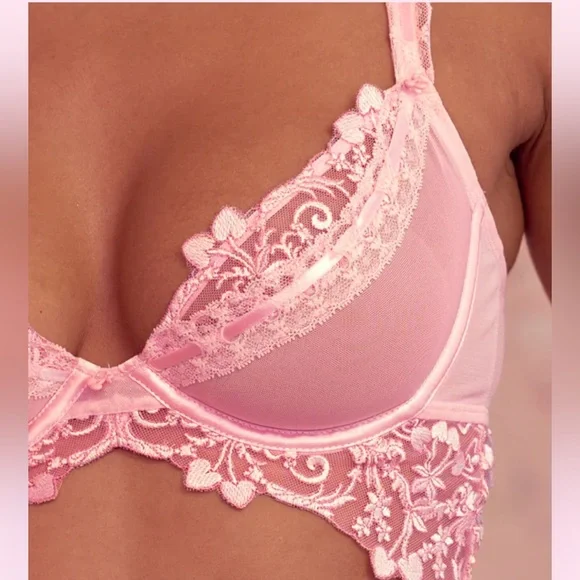 NWT Rose Bra in Pink - Picture 2 of 13